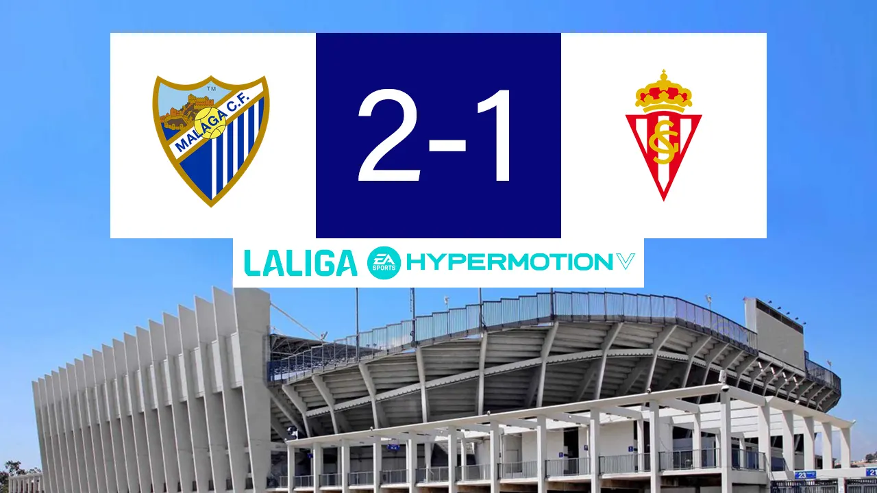 Málaga CF 2 Sporting 1