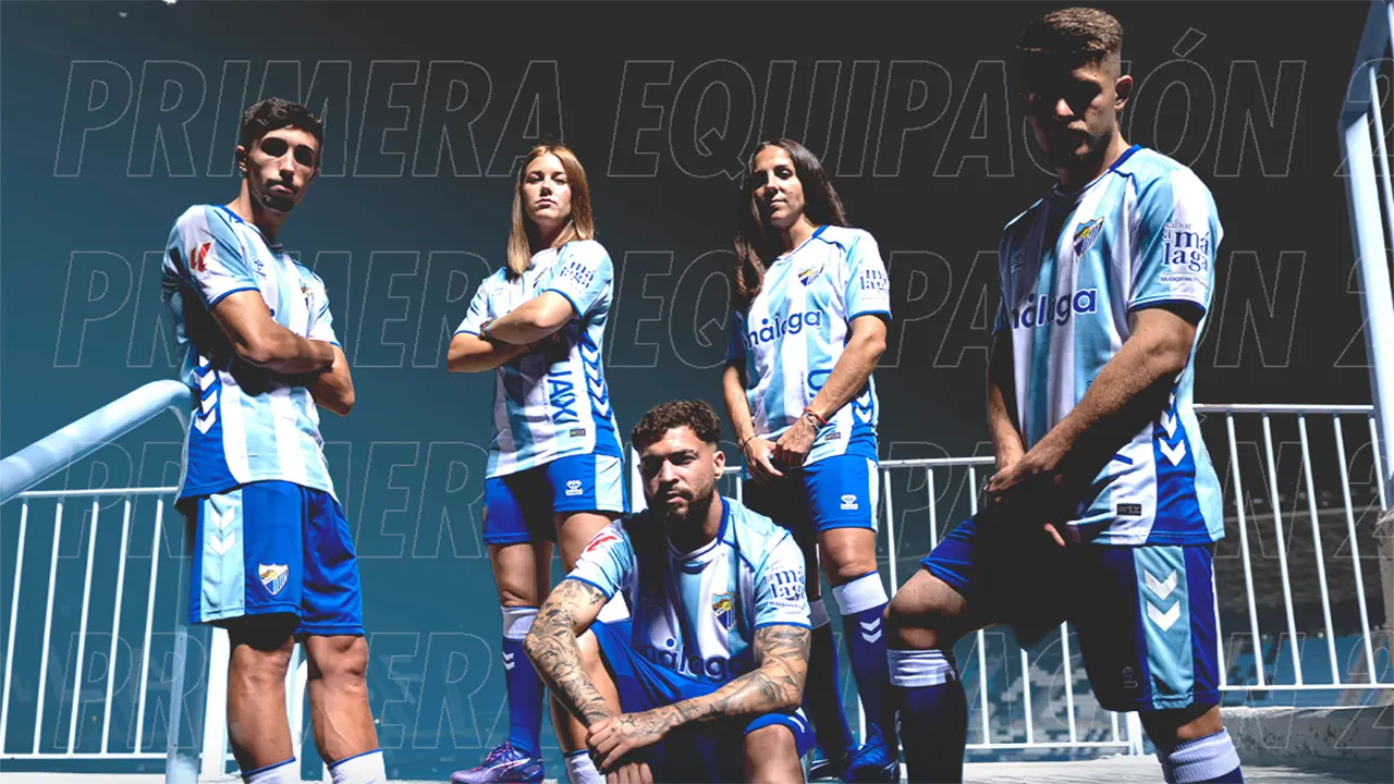 Málaga CF Primera equipación 2025/26