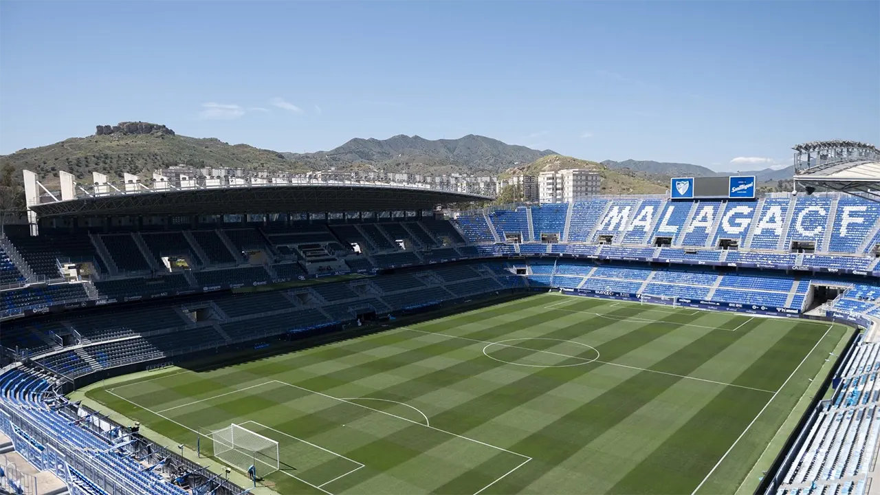 Vista del Estadio La Rosaleda / MÁLAGA CF
