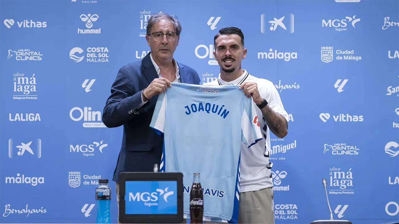 Málaga CF Loren Juarros Joaquín Muñoz