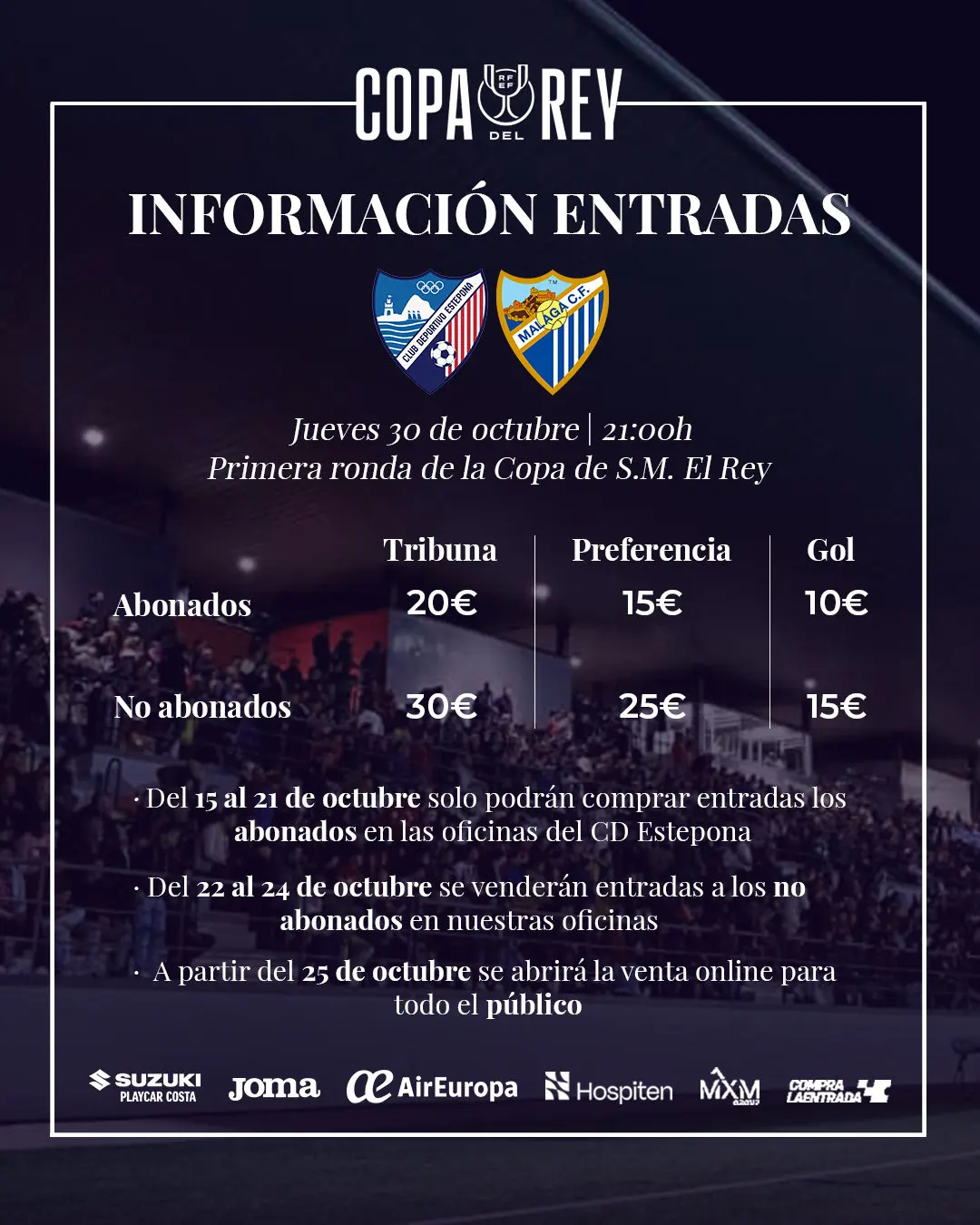 Precios CD Estepona - Málaga CF