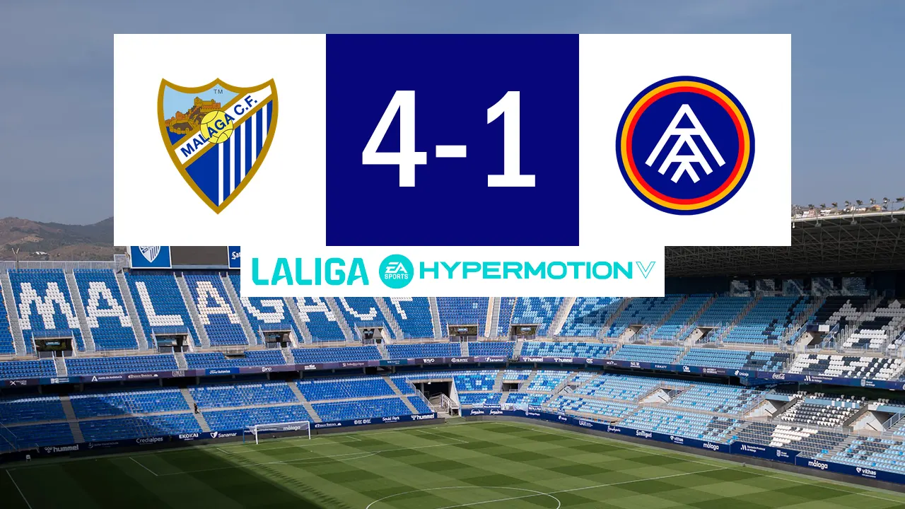 Málaga 4 Andorra 1