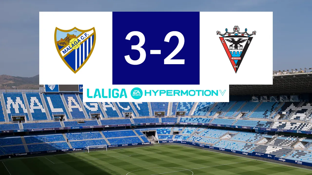 Málaga CF 3 Mirandés 2