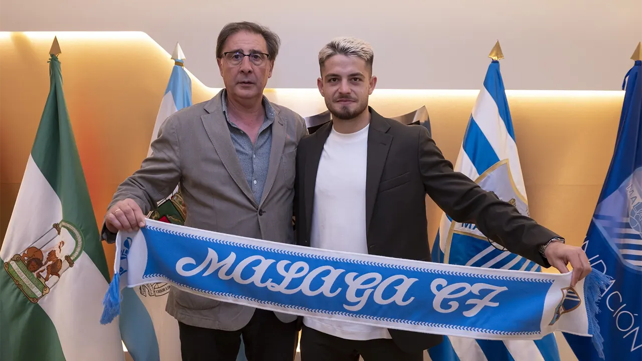 Málaga CF Loren Juarros Dani Lorenzo