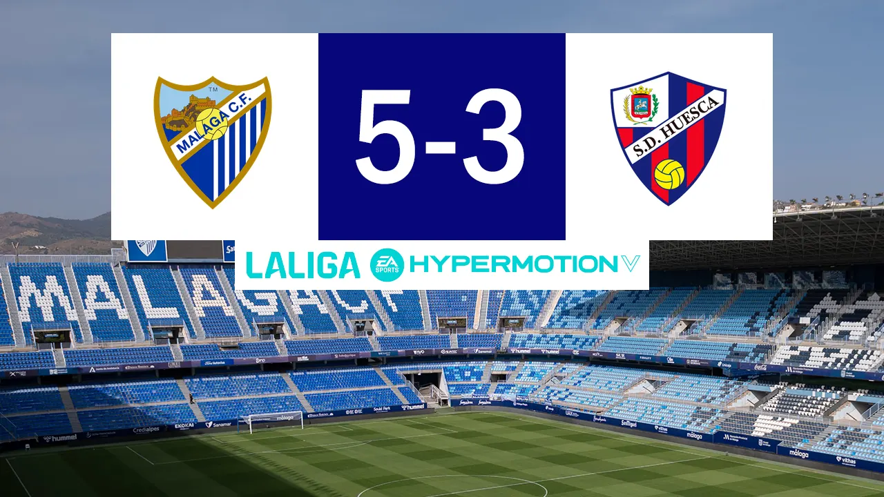 Málaga CF 5 Huesca 3