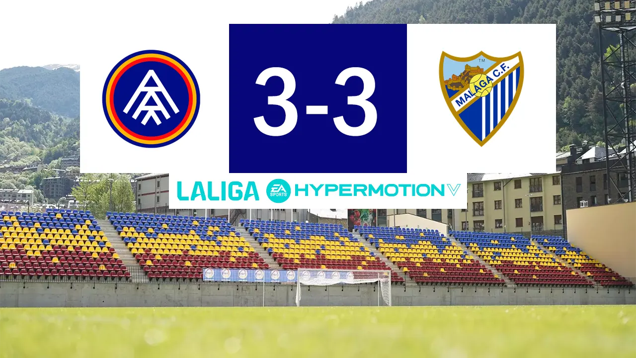 Andorra 3 - Málaga CF 3