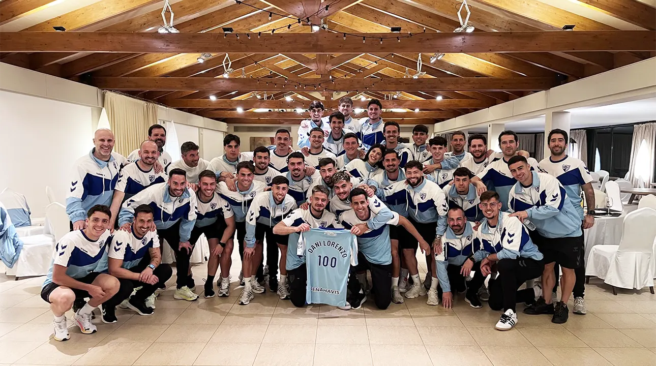 Málaga CF Dani Lorenzo 100 partidos
