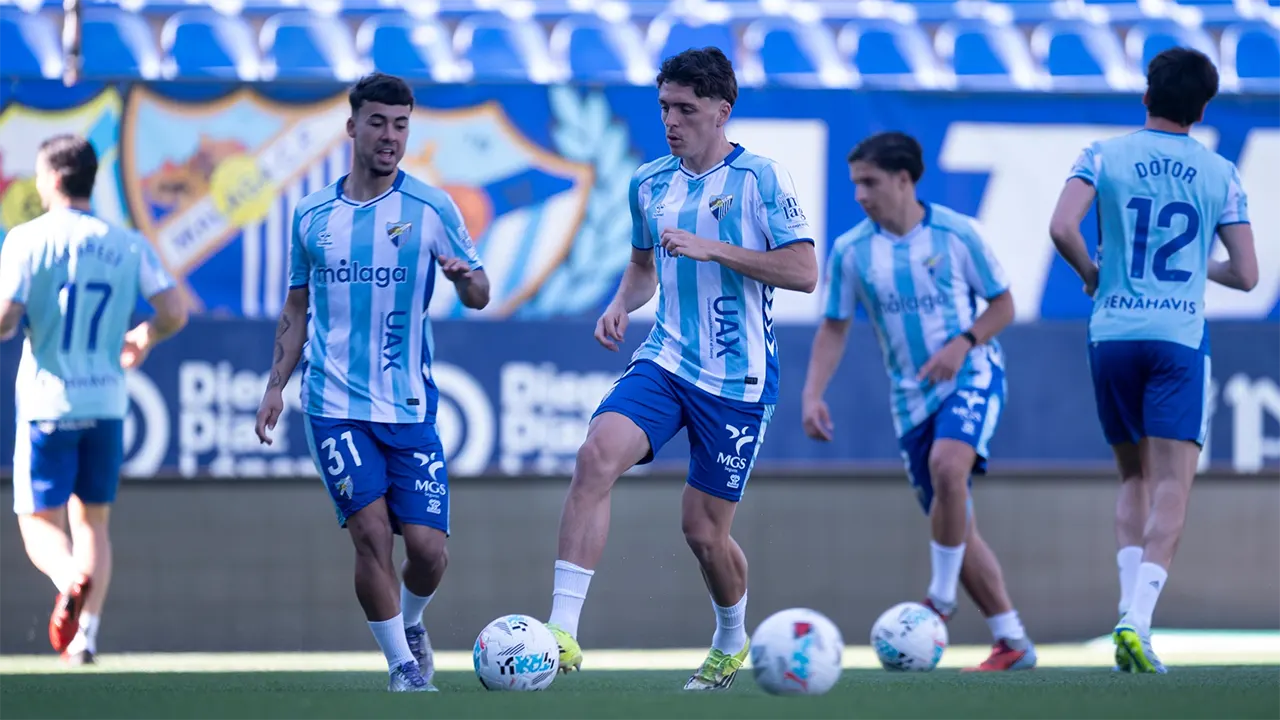 Málaga CF Entrenamiento La Rosaleda