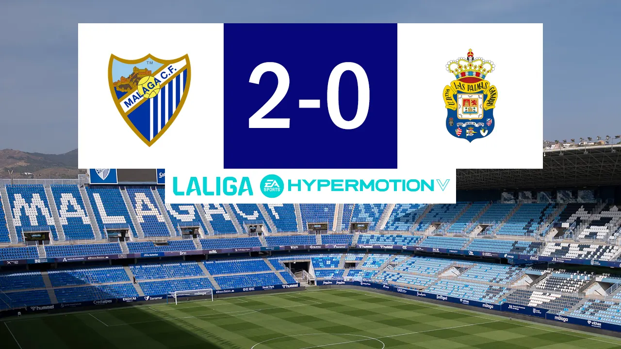 Málaga CF-2 Las Palmas-0